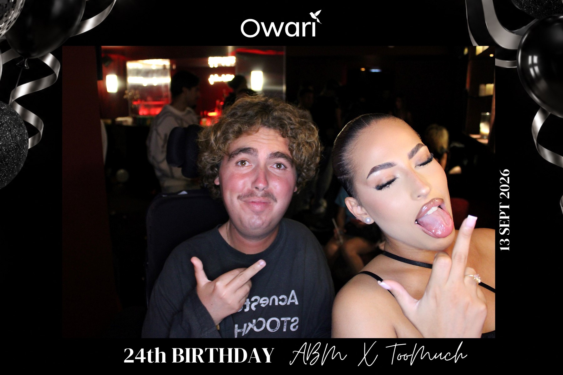Souvenir capturé au photobooth Photoboosté